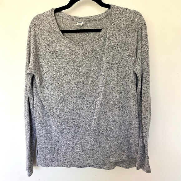Old Navy Speckled Grey Long Sleeve Shirt - Picture 1 of 6